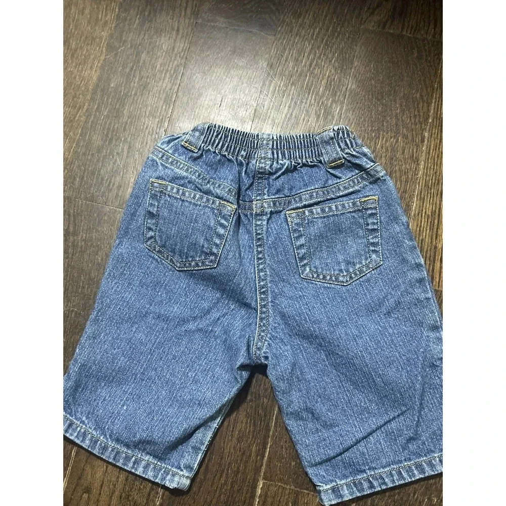 Baby Girl Gymboree 12-18Month‎ Yr-2004 Elastic Back Jean Capri